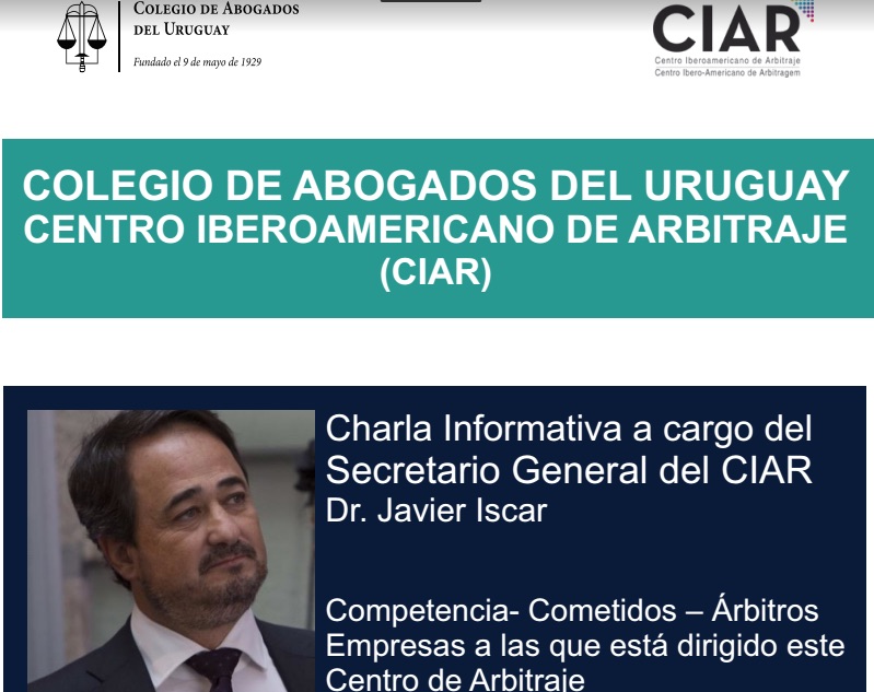 Presentación de CIAR ante el Colegio de Abogados de Uruguay